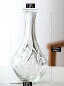 Axyaa Glass Vase Ornaments for Living Room Decor & Office Gift