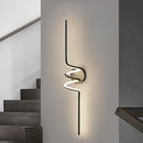 Axyaa LED Wall Light: Modern Bedroom Bedside Hotel Stairs Living Room Decor