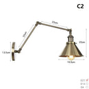 Axyaa Adjustable Long Arm Wall Sconce Reading Lights