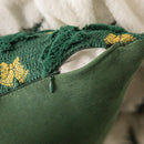 Axyaa Christmas Tree Bow Embroidered Throw Pillowcase - Festive Living Room Sofa Decoration