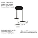 Axyaa Nordic LED Saucer Pendant Light for Dining Room