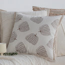 Axyaa Pumpkin Jacquard Cushion Cover 45x45 - High Quality Farmhouse Home Decor