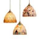 Axyaa Nordic Tiffany Shell Pendant Light for Japanese Restaurant & Home Décor