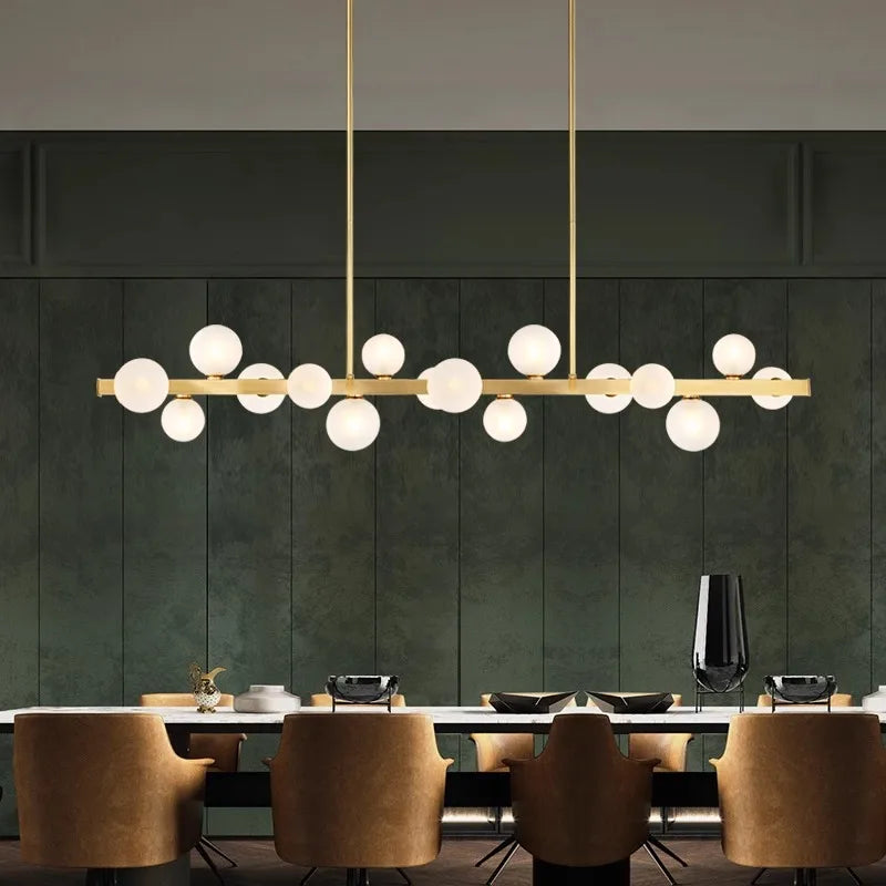 Axyaa Modern Dining Room Pendant Light LED Chandelier Ceiling Lamp