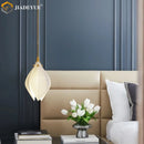 Axyaa Ceramic LED Adjustable Pendant Light for Modern Interiors