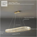 Axyaa Luxury Crystal Ceiling Pendant Lamp for Elegant Room Decor