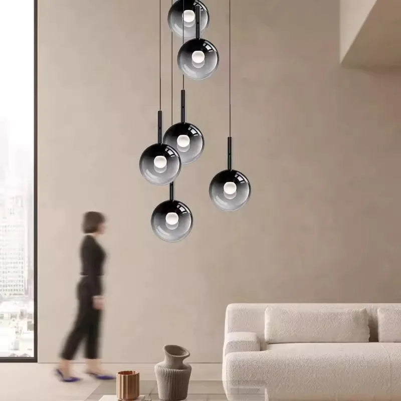 Axyaa Ring LED Pendant Light for Modern Home Decor & Indoor Lighting