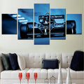Axyaa Racing Sports Car Formula 1 Vehicle Canvas Wall Art Home Decor Print