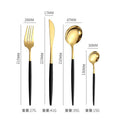 Axyaa Stainless Steel Cutlery Set: Knife Fork Teaspoons Coffee Spoons Dinnerware Kitchen