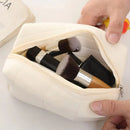 Axyaa Plush Cosmetic Storage Bag - Portable Travel Makeup Toiletry Pouch