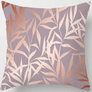 Axyaa Gold Geometric Flow Elements Pillow Case Cover Home Decor Accessories