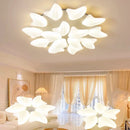 Axyaa Modern Flower LED Ceiling Chandelier with Remote Dimming for Home Decoration
