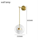 Axyaa Micky Glass Globe LED Pendant Light - Copper Lustre Pendant Lamp