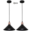 Axyaa Wrought Iron Pendant Lights: Modern Loft Bar LED Chandelier for Home Decor