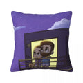 Axyaa Square Pillowcase Comfort Cushion Cover Polyester Throw Pillow for Home Sofa