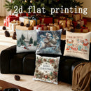 Christmas-Themed Cushion Covers with Fun Prints by Axyaa: Sofa, Bedroom, Car Pillow Cover