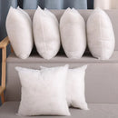 Axyaa White Square Throw Pillow Insert - Hypoallergenic Decorative Cushion Filler