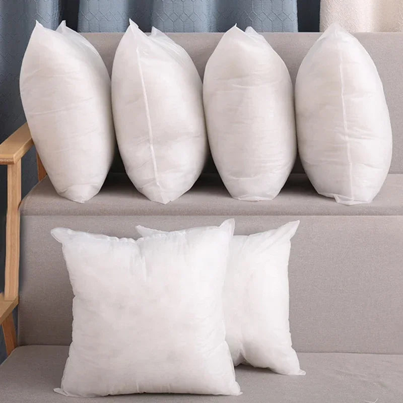 Axyaa White Square Throw Pillow Insert - Hypoallergenic Decorative Cushion Filler