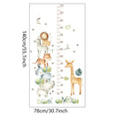 Height Measurement Jungle Wall Sticker Decal for Kids Room by Axyaa