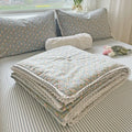 Axyaa Lace Summer Cooling Duvet with Soybean Fiber Cover