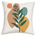 Axyaa Geometric & Nature-Print Pillow Covers - Vibrant Sofa, Bedroom, Car Cushion Cover