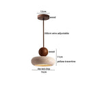 Axyaa Yellow Travertine LED Pendant Lights for Modern Living Spaces