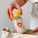 Axyaa Breakfast Cup with Handle, Microwave Safe Bento Box for Oatmeal, Nut, Yogurt