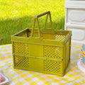 Axyaa Desktop Cartoon Storage Basket Organizer - Kawaii & Portable Solution