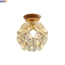 Nordic Modern Axyaa Glass LED Ceiling Lamp for Home Restaurant Balcony Lighting