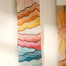 Axyaa Mountain Sunrise Sunset Macrame Tapestry Wall Hanging Boho Room Decor