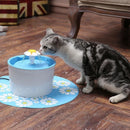 Axyaa Pets Water Fountain: Electric Cat Drinker with Filter & USB, Mute & Recirculate
