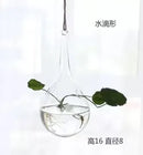 Axyaa Angel Glass Vase for Living Room Decor with Hanging Hydroponic Flowers