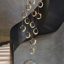 Chic Axyaa Chandelier Stair Light for Modern Living Spaces