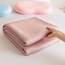 Axyaa Class A Waffle Silk Blanket: Double-sided Cool Summer Quilt