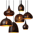 Axyaa Retro Carved Pendant Light: Creative Atmosphere Chandelier for Living Room, Coffee Shop, Bar
