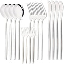 Axyaa Rainbow Stainless Steel Cutlery Set - 16-Piece Dinner Flatware Kit