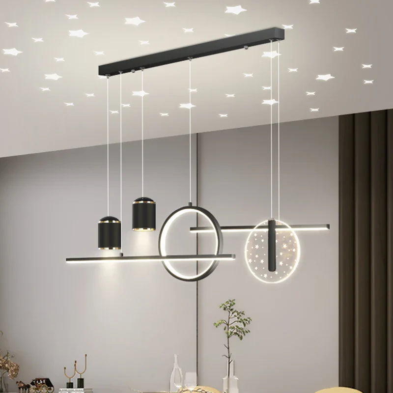 Modern Nordic Chandeliers by Axyaa- Indoor Dining Room Pendant Lighting