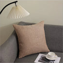 Axyaa Solid Cotton Line Pillow Case Soft Breathable Nordic Decor Pillow Cover