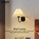 Axyaa Modern Fabric LED Wall Lamp for Interior Lighting in Living Room and Bedroom