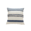 Axyaa Embroidered Cross Headboard Pillowcase Fringe Cushion Covers for Family Car Sofa