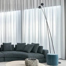 Axyaa Black Nordic Standing LED Floor Lamp for Home Decor & Bedroom