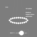 Axyaa Nordic Art Line White Bubble Suspension Pendant Lighting