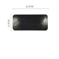Axyaa Ceramic Sushi Barbecue Plate | Rectangular Flat Plate for Restaurant and Household