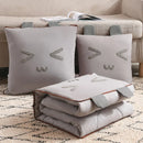 Axyaa Cartoon Pillow Quilt - 2-in-1 Multi-Functional Blanket and Pillow