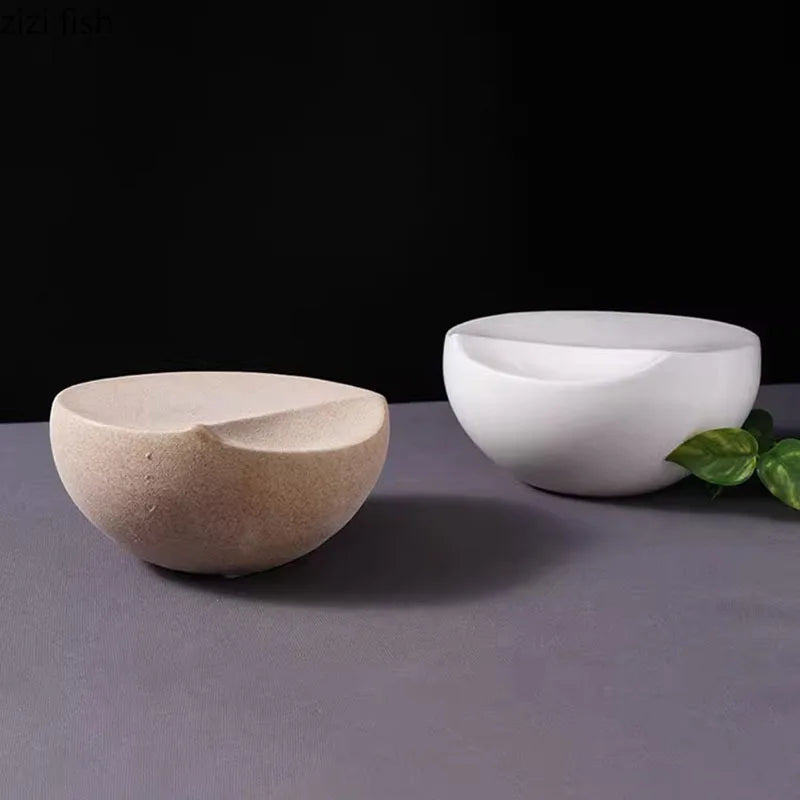 Axya Creative Ceramic Dessert Plate Set for Molecular Cooking and Molecular Gastronomy