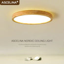 Nordic LED Round Ceiling Light by Axyaa: Minimalist Home Office Living Room Bedroom Lighting
