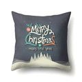 Axyaa Christmas Santa Claus Print Pillow Cover 45X45CM