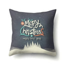 Axyaa Christmas Santa Claus Print Pillow Cover 45X45CM