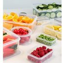 Axyaa Clear Food Storage Containers Set - Tight-Sealing Lids for Kitchen Organization