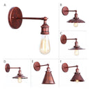 Axyaa Rust Colored Retro Wall Lamp for Bedroom, Living Room, Hotel & Dining Room